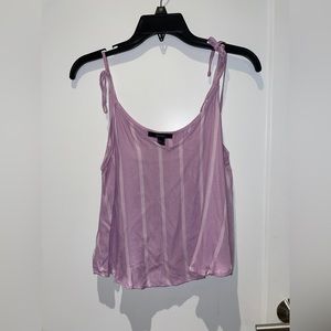 Purple Top with Stripes